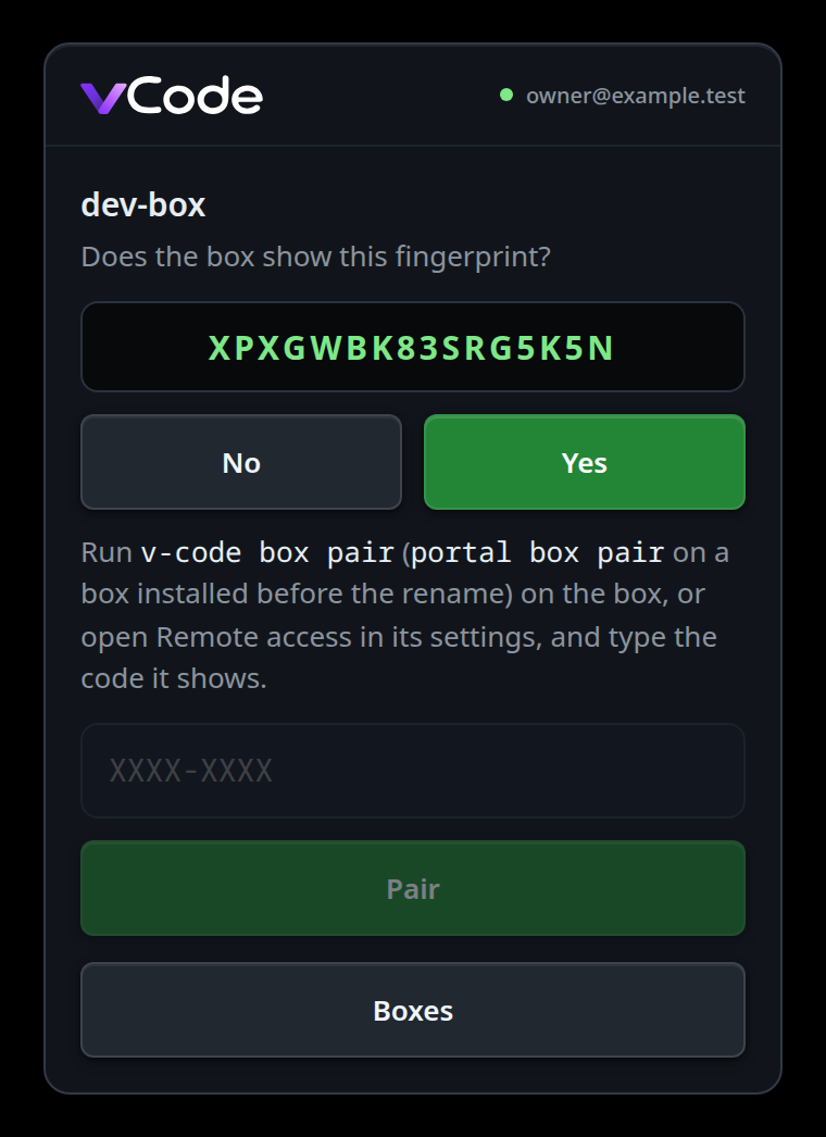 The fingerprint question, with the code field still locked